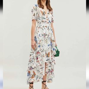 Maje tiered floral midi/maxi dress NWT
